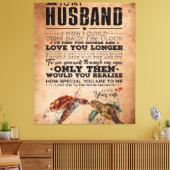 夫への愛の名言 ギフトアイデア, 夫の誕生日 キャンバスプリント (インサイチュ (リビング))