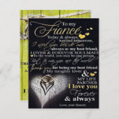 夫への愛の名言 | 夫への愛の言葉 招待状 (正面/裏面)