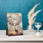 夫への手紙の装飾 |夫への贈り物 フォトプラーク (側面)