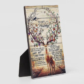 夫への手紙の装飾 |夫への贈り物 フォトプラーク (側面)