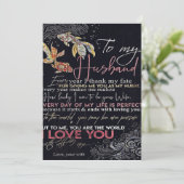 夫への手紙ギフト | 父の日最高のプレゼント | シーズンカード (スタンド正面)