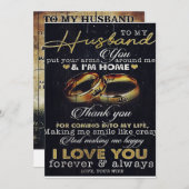 夫への手紙ラブ引用文 シーズンカード (正面/裏面)