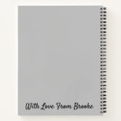 夫への手紙リース ノートブック (裏面)