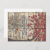 夫への手紙新しい家の贈り物 ポストカード (正面/裏面)