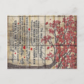 夫への手紙新しい家の贈り物 ポストカード (正面)