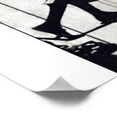 夫への手紙 |ご主人へのかわいいプレゼント| ポスター (角)