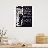 夫への手紙 |ご主人へのかわいいプレゼント| ポスター (キッチン)