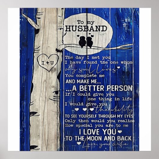 夫への手紙 |夫の贈り物 ポスター (正面)