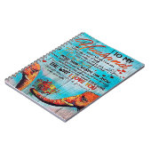 夫への手紙 |家族カッコいいの装飾 ノートブック (左側)