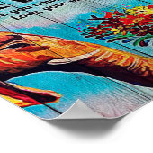 夫への手紙 |家族カッコいいの装飾 ポスター (角)