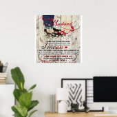 夫への手紙 |愛の引用文を夫に ポスター (ホームオフィス)