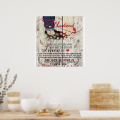 夫への手紙 |愛の引用文を夫に ポスター (キッチン)