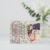 夫への手紙 |愛の引用文を夫に ポストカード (スタンド正面)