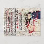 夫への手紙 |愛の引用文を夫に ポストカード (正面)