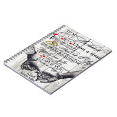 夫への手紙、愛の引用文ギフト ノートブック (左側)