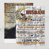 夫への手紙、愛引用文手紙 シーズンカード (正面/裏面)