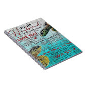 夫への手紙、愛引用文手紙 ノートブック (右側)