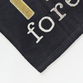 夫への手紙、愛引用文手紙 フリースブランケット (角)