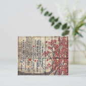 夫への手紙、新しいホームギフト 案内ポストカード (スタンド正面)