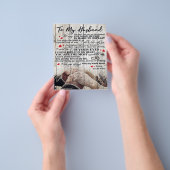 夫への手紙 |新しいホームデコール チラシ (手)