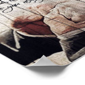 夫への手紙 |新しいホームデコール ポスター (角)