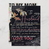 夫への手紙 | 父の日最高のプレゼント | シーズンカード (正面/裏面)