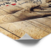 夫への手紙 |私の夫の贈り物に素敵 ポスター (角)