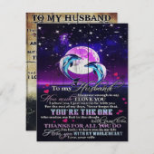 夫への特別書簡 |室内装飾 招待状 (正面/裏面)