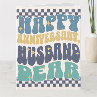 夫への結婚記念日カード - 10周年 カード