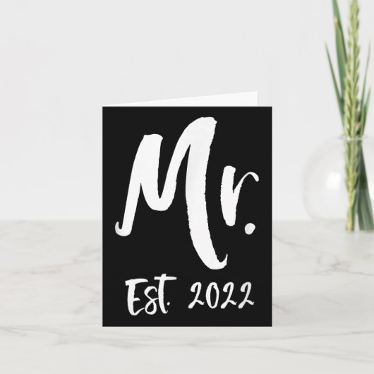夫への記念日のプレゼントのアイデア 妻から Mr. Es カード (正面)
