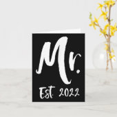 夫への記念日のプレゼントのアイデア 妻から Mr. Es カード (黄色い花)