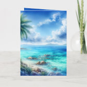 夫への記念日グリーティングカード サンキューカード (裏面)