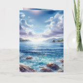 夫への記念日グリーティングカード サンキューカード (裏面)