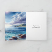 夫への記念日グリーティングカード サンキューカード (内部)