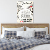 夫への誕生日プレゼントのアイデア, 結婚記念日 キャンバスプリント (インサイチュ (寝室))