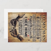 夫への誕生日プレゼント | 夫の誕生日ギフト | ポストカード (正面/裏面)