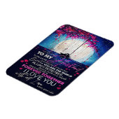 夫への誕生日 |夫への手紙 マグネット (左側)