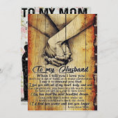 夫への贈り物 |かわいい夫の贈り物 シーズンカード (正面/裏面)