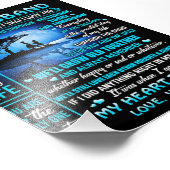 夫への贈り物、かわいい夫への誕生日 フォトプリント            (角)