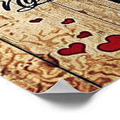 夫への贈り物 |素敵な夫の手紙 ポスター (角)