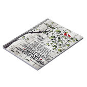 夫への贈与 |夫に素敵な手紙 ノートブック (左側)