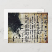 夫への面白い名言 | 新築ギフト | ポストカード (正面/裏面)