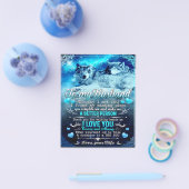 夫へウルフギフト夫誕生日ギフト チラシ (シングル)