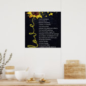 夫へ |おもしろい引用文から夫への贈り物 ポスター (キッチン)