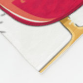 夫へ　クリスマスおめでとう フリースブランケット (角)