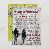 夫へ | 家族の装飾 | 私の家族へ 招待状 (正面/裏面)