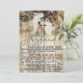 夫へ 愛してる サンキューカード (スタンド正面)