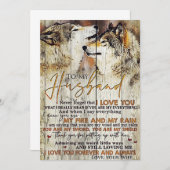 夫へ 愛してる サンキューカード (正面/裏面)