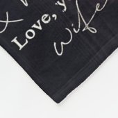 夫へ |最高の夫への贈り物 フリースブランケット (角)