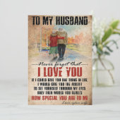 夫へ 決して忘れない サンキューカード (スタンド正面)